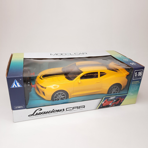 ماشین کنترلی شورولت کامارو زرد 1:16 Chevrolet Camaro_اسباب بازی